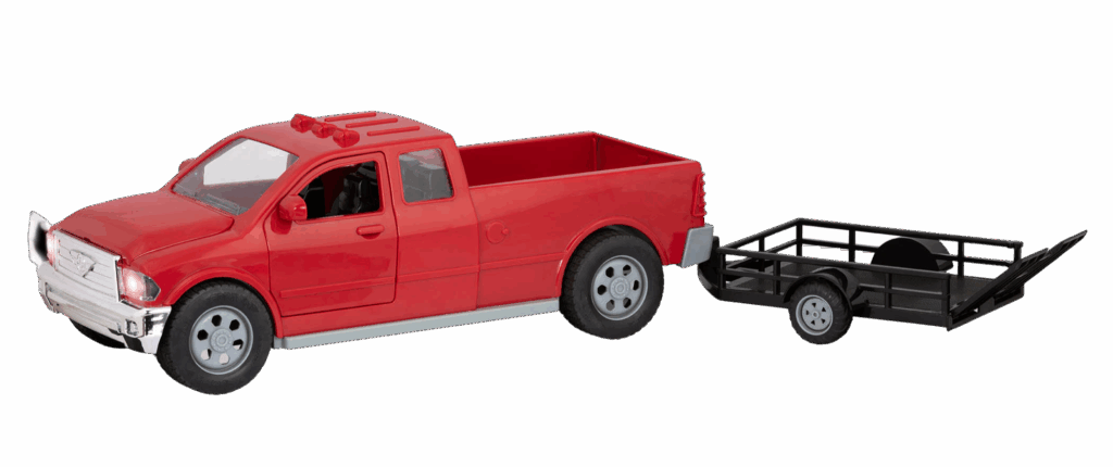 toy trucks with trailers by DRIVEN