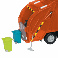 Orange Recycling Truck, 21 inches - Image 3