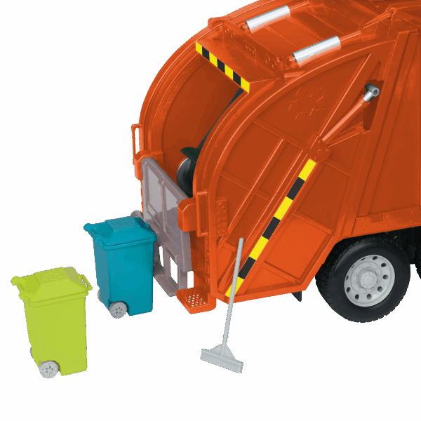 Orange Recycling Truck, 21 inches - Image 3