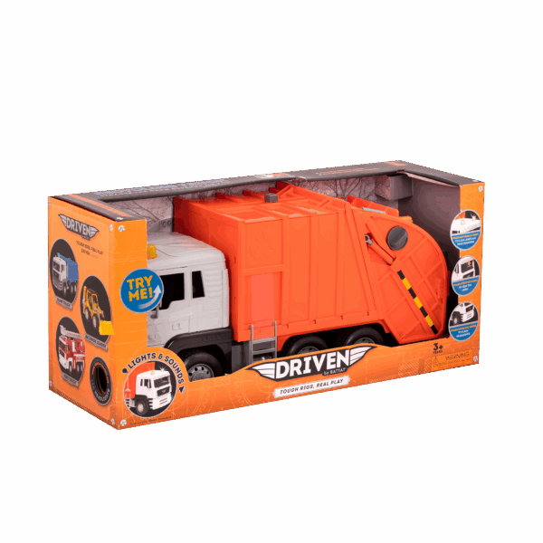 Orange Recycling Truck, 21 inches - Image 7