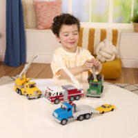 Pack of Four Trucks, 7 inches - Image 3