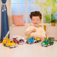 Pack of Four Trucks, 7 inches - Image 4