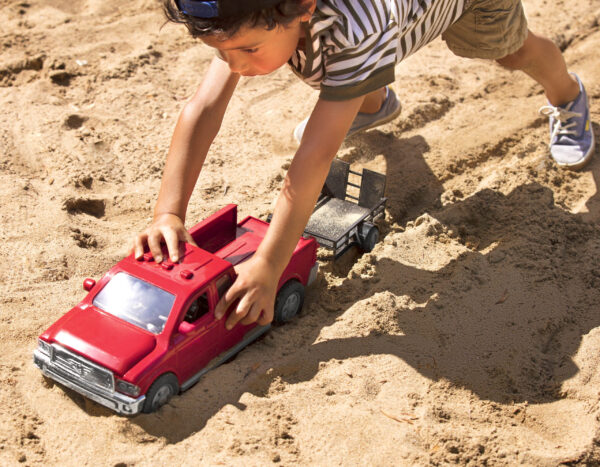 Red PickUp Truck, 15 inches - Image 6