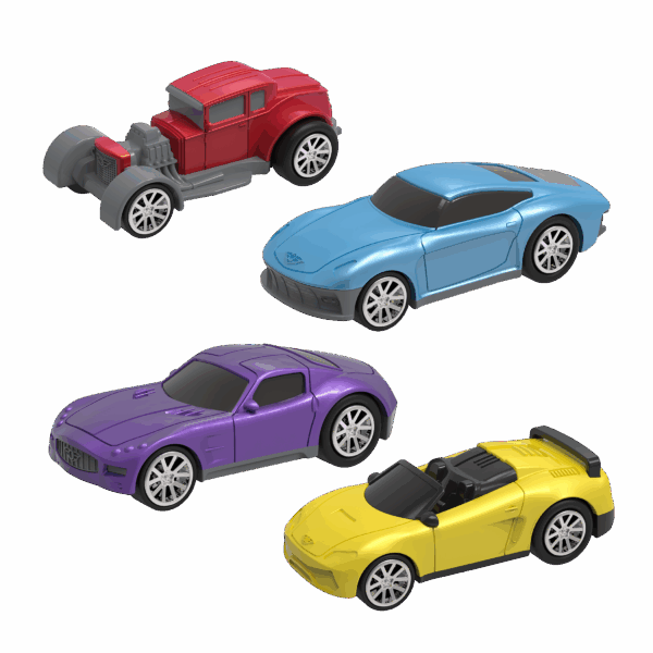 Turbocharge - Race Cars (4 Pack) - Image 1