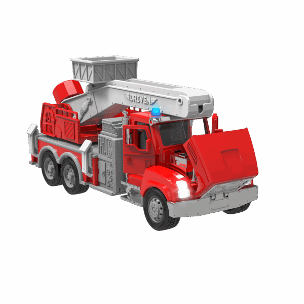 Boom Lift Fire Truck, 8 inches - Image 3