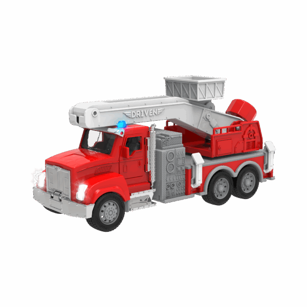 Boom Lift Fire Truck, 8 inches - Image 1