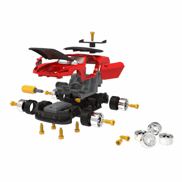Take-Apart Sports Car (34pc) - Image 2
