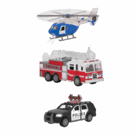 Rescue Fleet (4pc), 8 inches