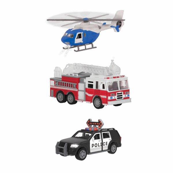 Rescue Fleet (4pc), 8 inches - Image 1