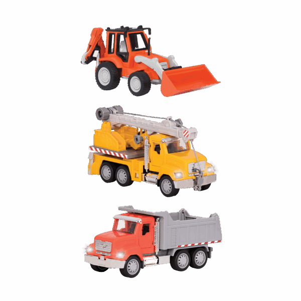 Construction Fleet (3pc), 7 inches - Image 1