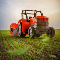 Rotary Hoe Tractor, 7 inches - Image 7