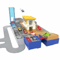 Pocket 2 in 1 Race Track (84pc) - Image 2