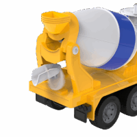 Cement Mixer Truck, 20 inches - Image 5