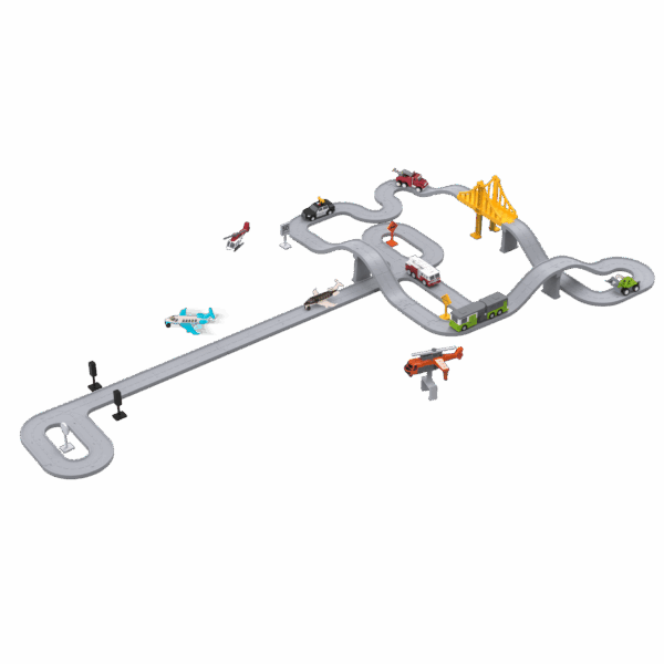 Pocket Airport Runway Playset (78pc) - Image 2
