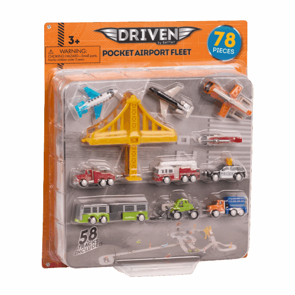 Pocket Airport Runway Playset (78pc) - Image 7