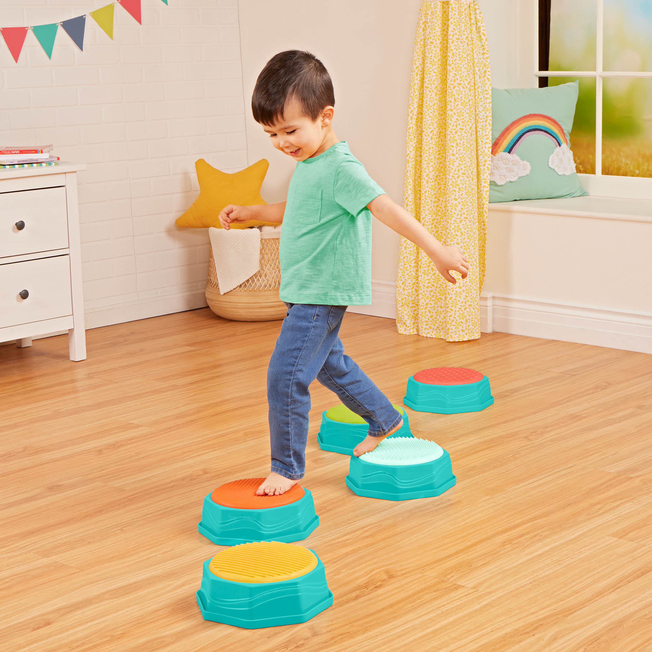 best toys for helping kids with ADHD B Toys balance beams