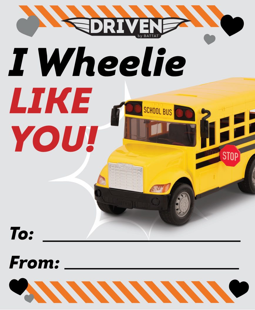 Car & Truck Themed Valentine's Cards by DRIVEN