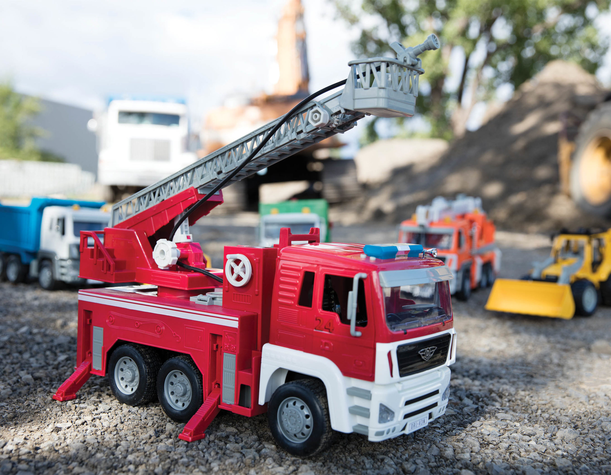 Fire Truck Toy Trucks With Lights And