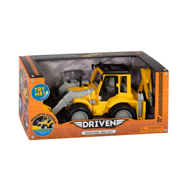 Backhoe Loader Toy Digger Truck Construction Trucks Toys for Kids