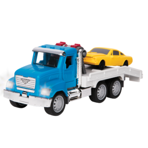 Brown Driven by Battat Toy Truck with Movable Basket Micro Scissor Lift Truck Light & Sound Effects for Kids Aged 3+