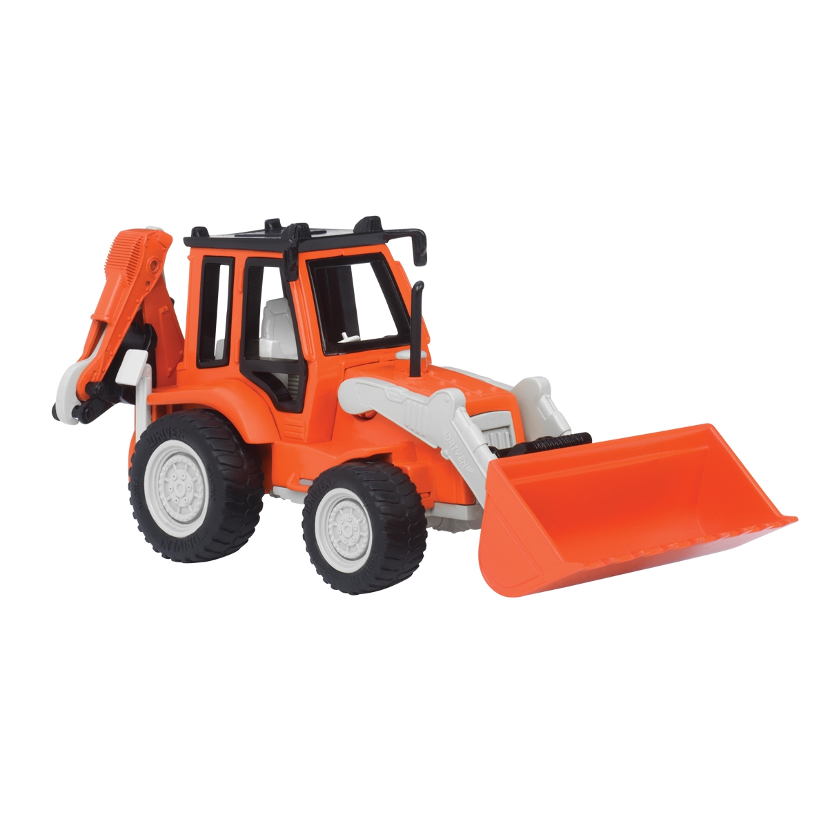 DRIVEN by Battat Backhoe Loader with Sound Effects and Movable Parts for Kids Aged 3+ Micro Backhoe Loader