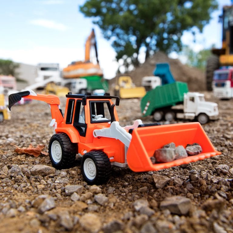 remote control toy backhoe