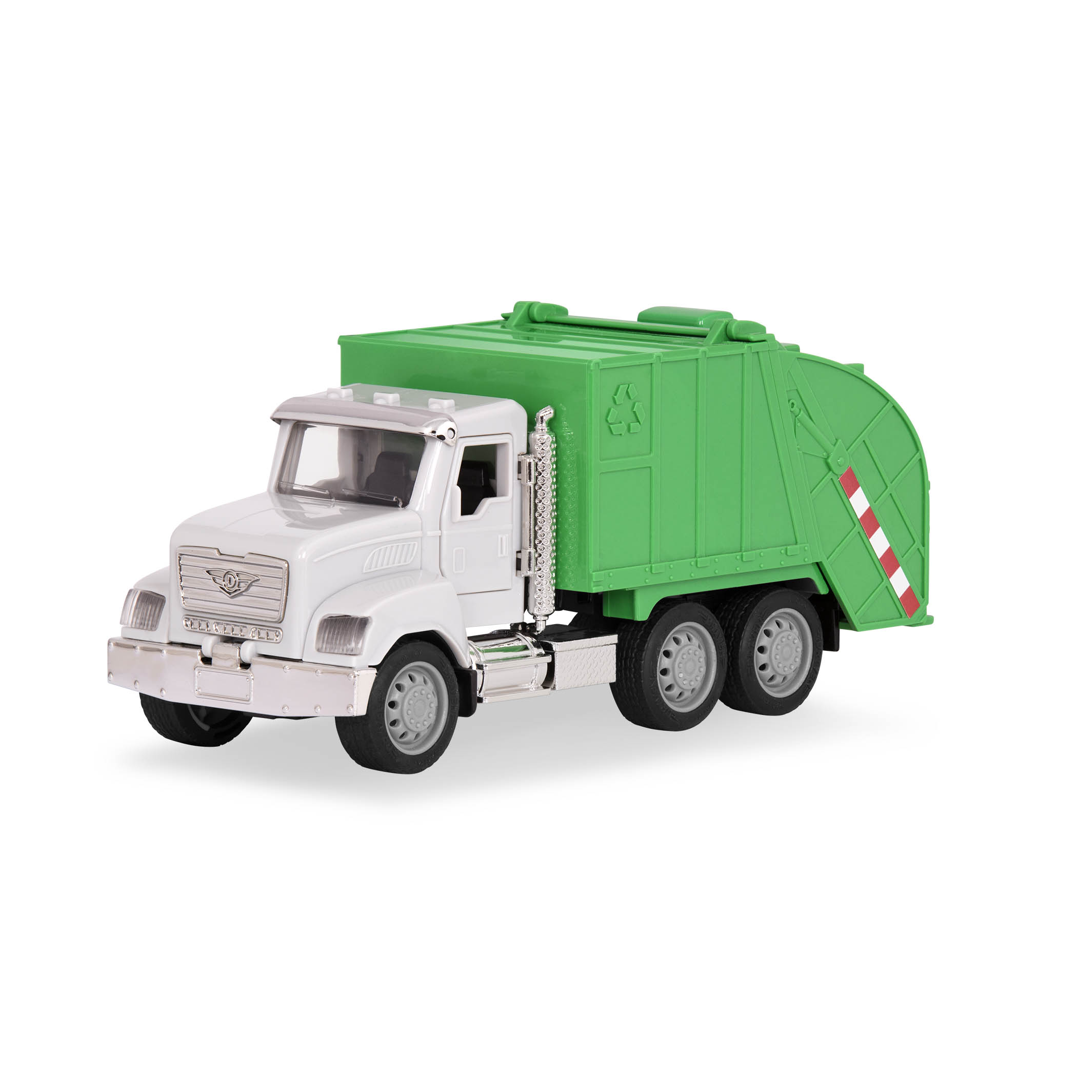 DRIVEN by Battat Sounds and Movable Parts for Kids Age 3+ Micro Recycling Truck Toy Truck with Lights 