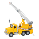 Crane Truck Toy with Movable Parts, 11 Toy Cranes for Boys Age 4-7,  Construction Truck Toys with Lights and Sounds, Sand Trucks Toys for Kids