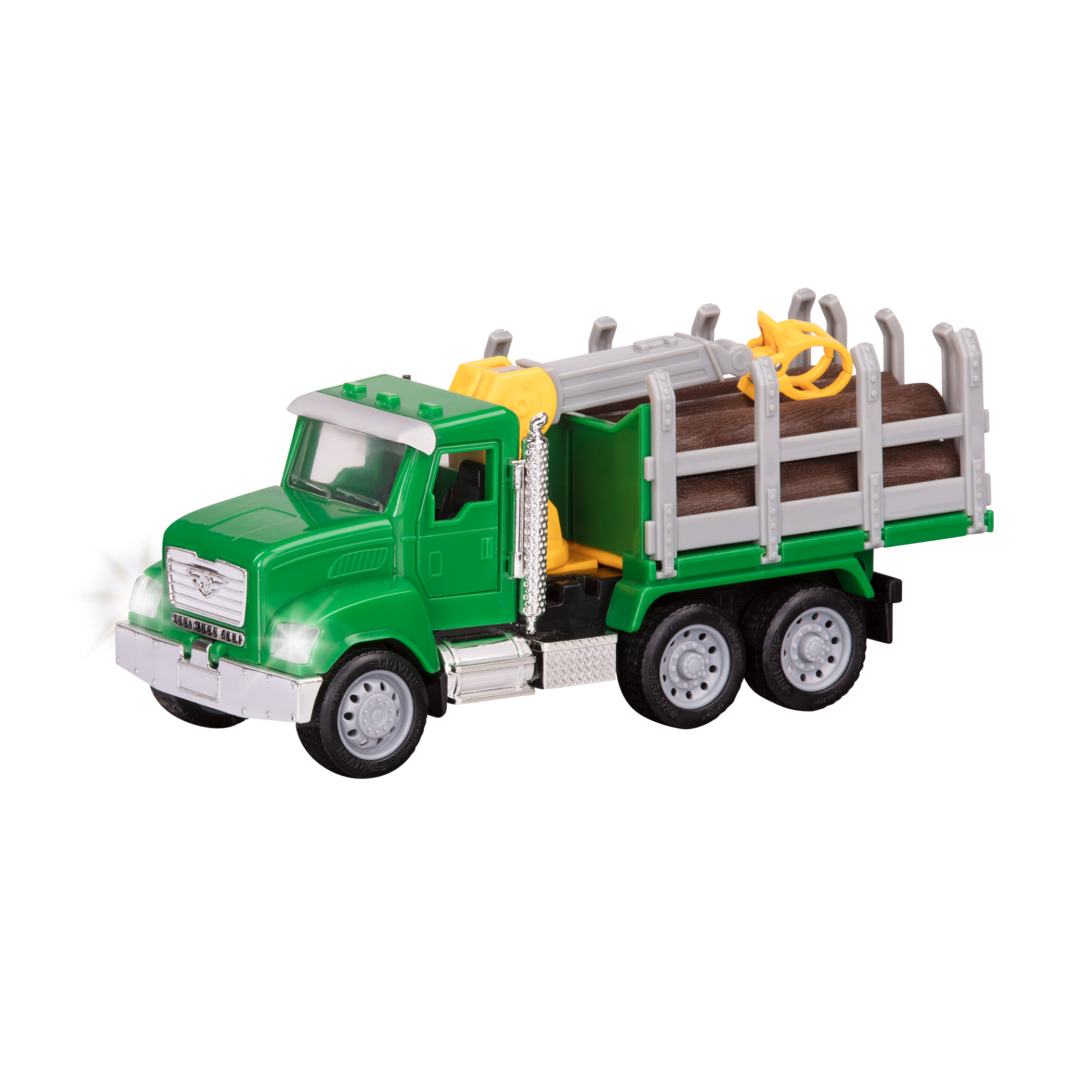 Micro Logging Truck Small Green Toy