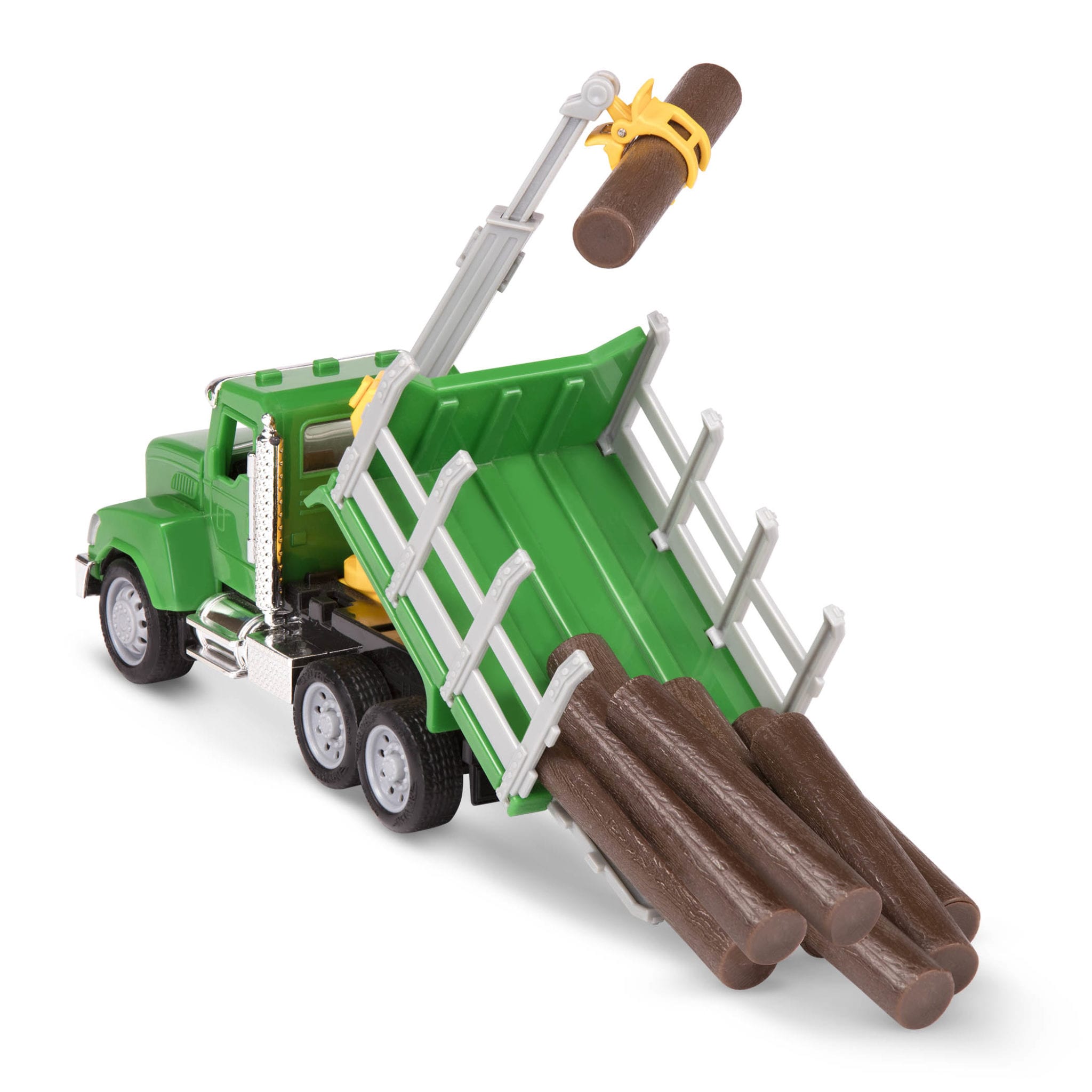 Micro Logging Truck | Small Toy Trucks & Construction Toys for Kids