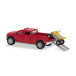 Micro Pick Up Truck Small Red Toy City Vehicle Driven