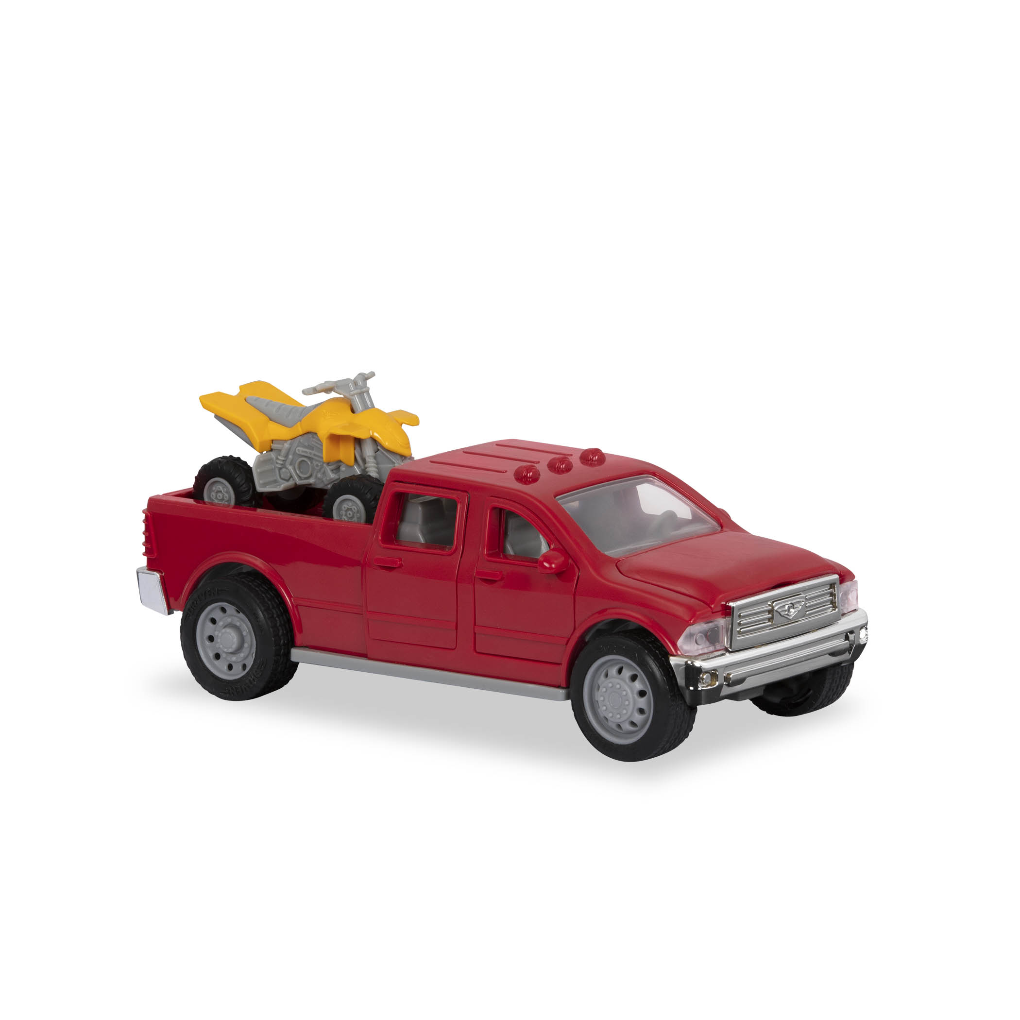 Micro Pick Up Truck Small Red Toy City Vehicle Driven