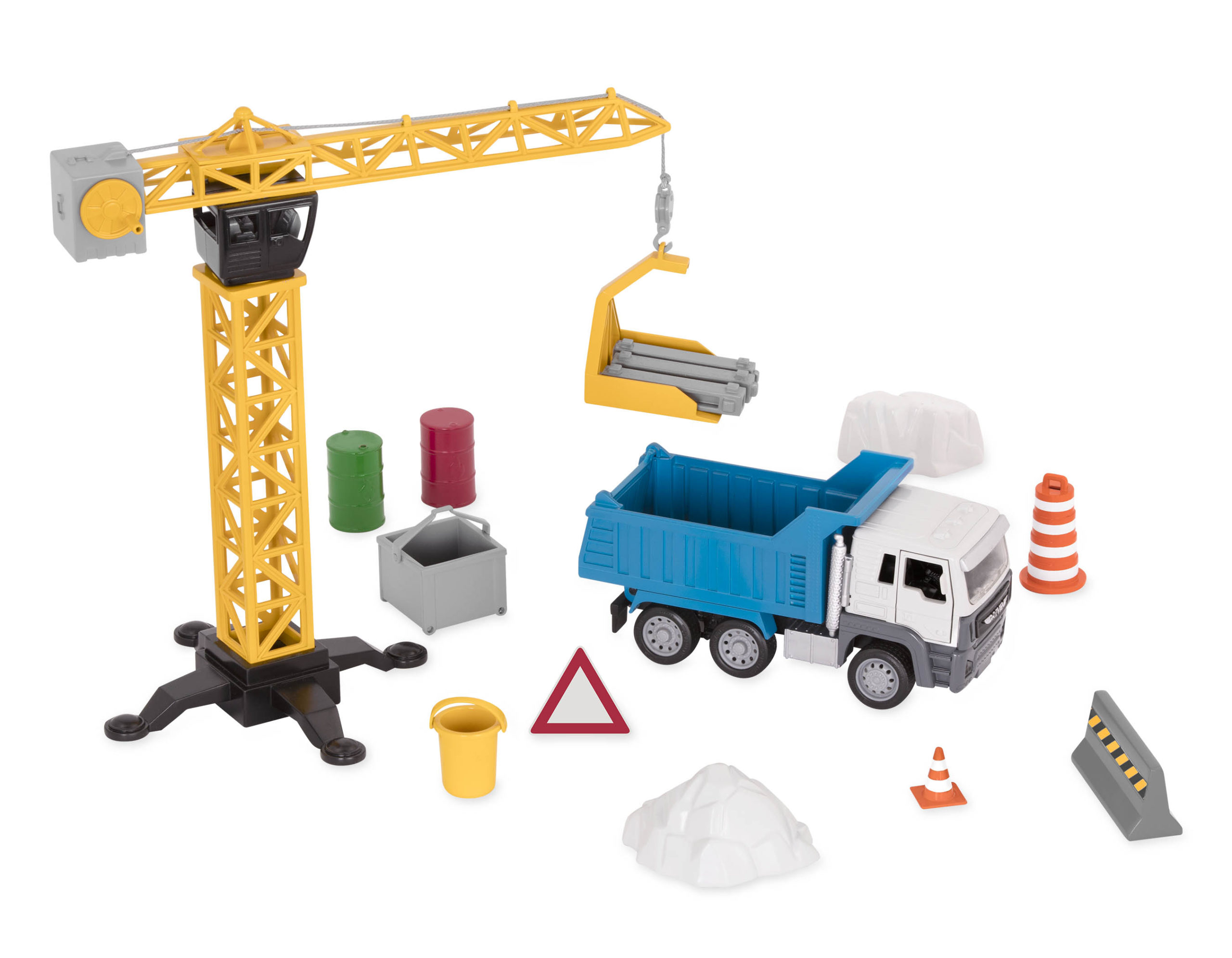 Construction best sale vehicle playset