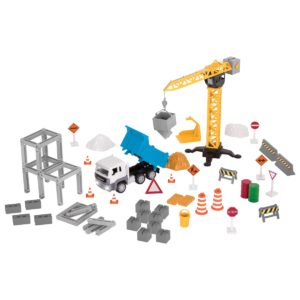 driven construction site crane playset