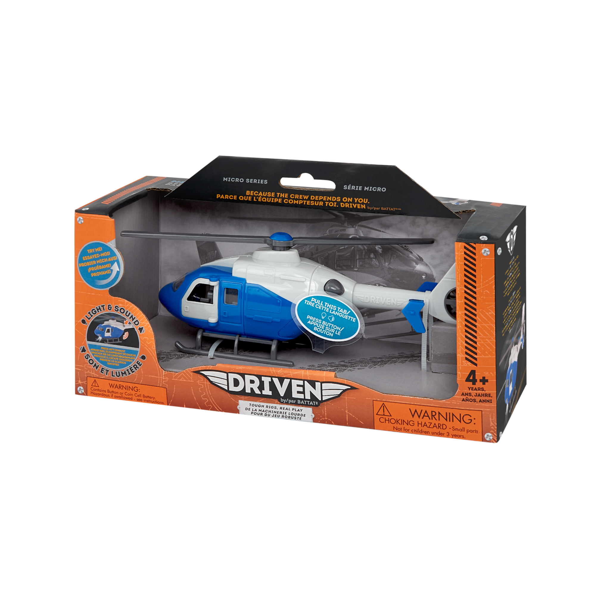 Micro Helicopter | Small Toy Emergency Vehicle | DRIVEN