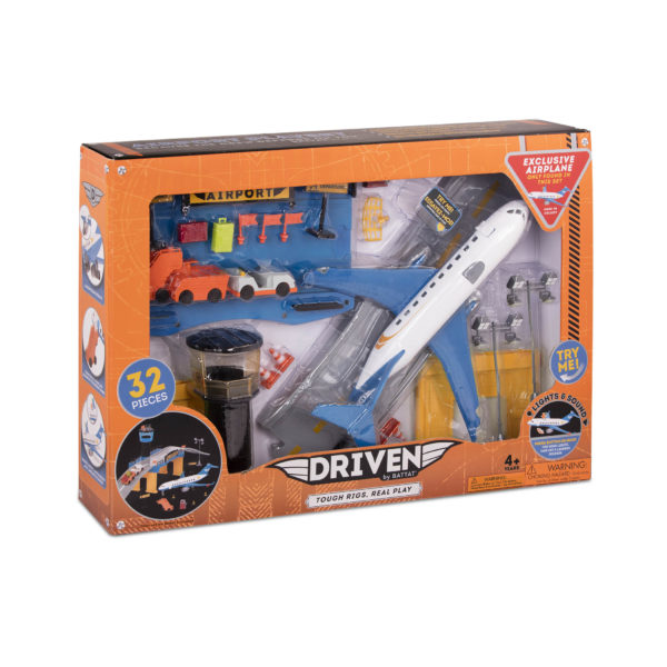 Airport Playset | Toy Airplane, Truck Toys & Construction Playsets for Kids