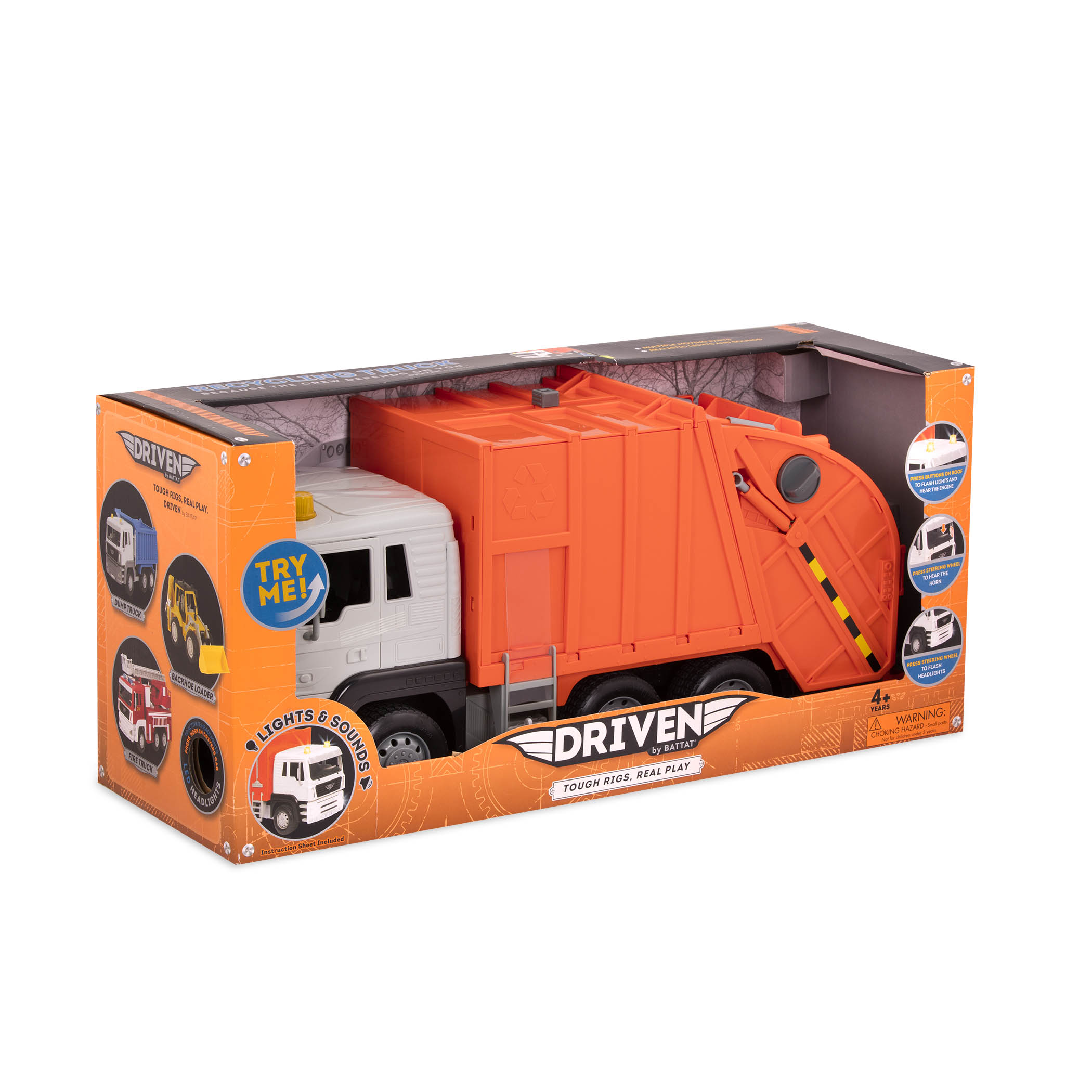 driven toy garbage truck