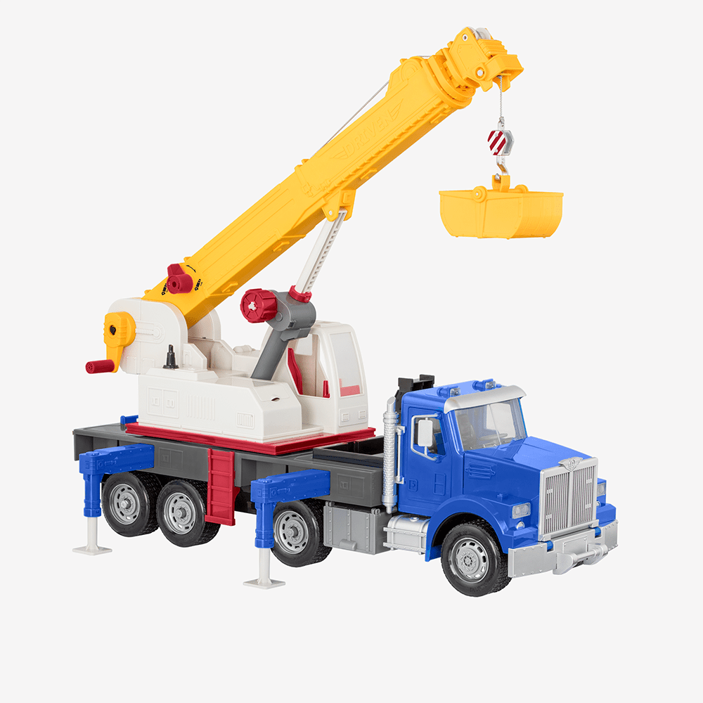 Bangcool Crane Playset Interactive Construction Vehicles Truck Toy Pull Back Car For Kids Multicolor