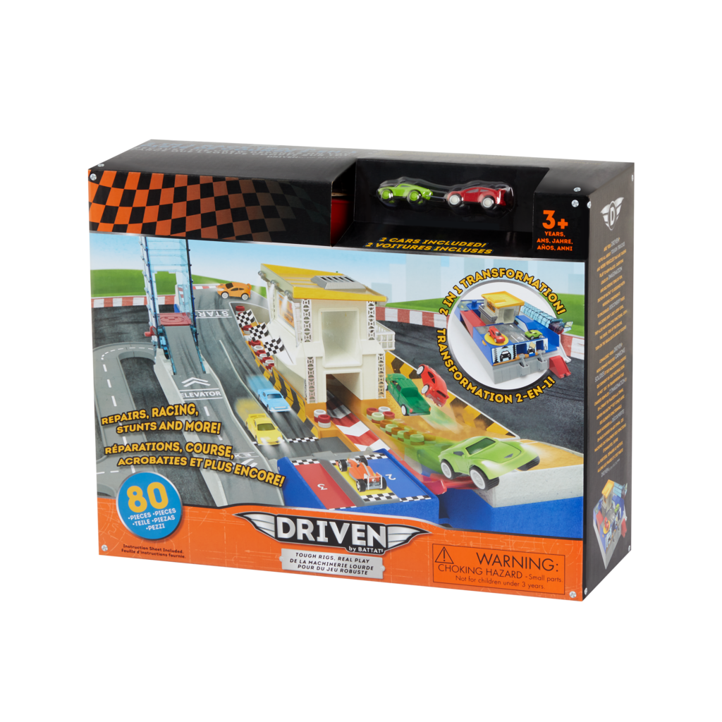 Driven by Battat Safe & Clean City Crew 6 Vehicle 42 Connect Tracks Toy Set B110 for sale online 