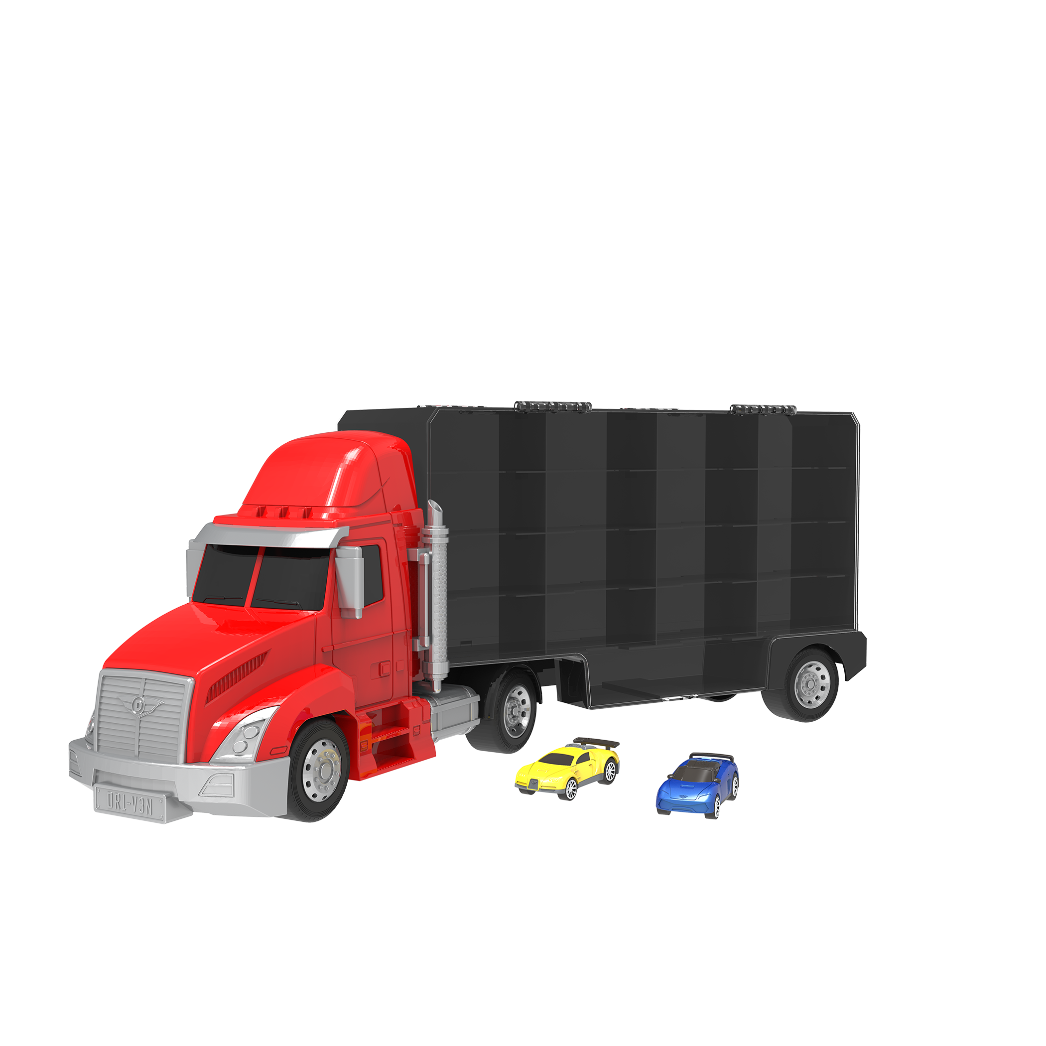 Turbo Transport Carrier Truck with Car Toys Toy Trucks Cars