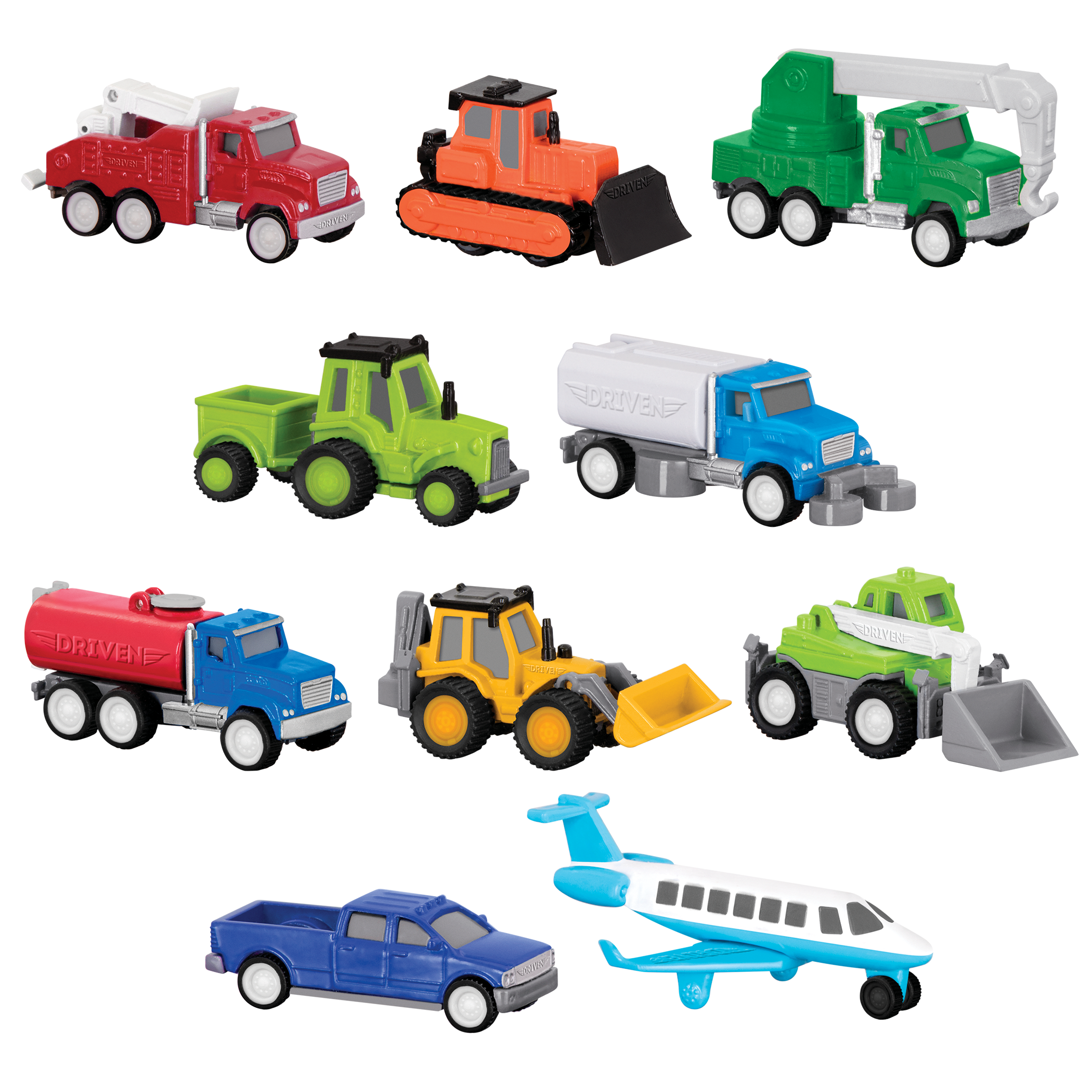 Miniature toy shop vehicles