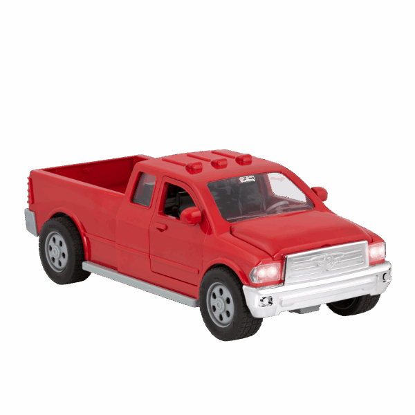 Red PickUp Truck, 15 inches - Image 3