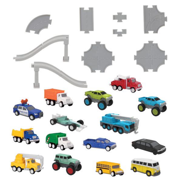 Toy Cars Tracks Pocket Pack Playset DRIVEN by Battat