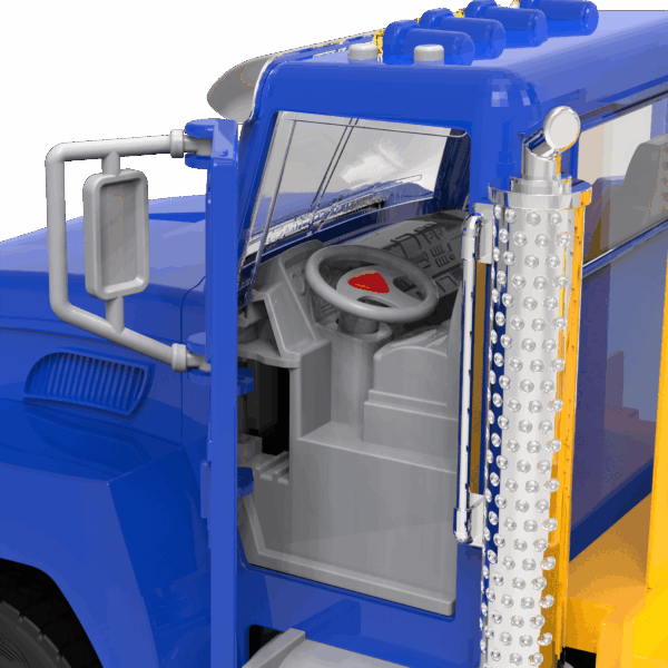 Cement Mixer Truck, 20 inches - Image 3