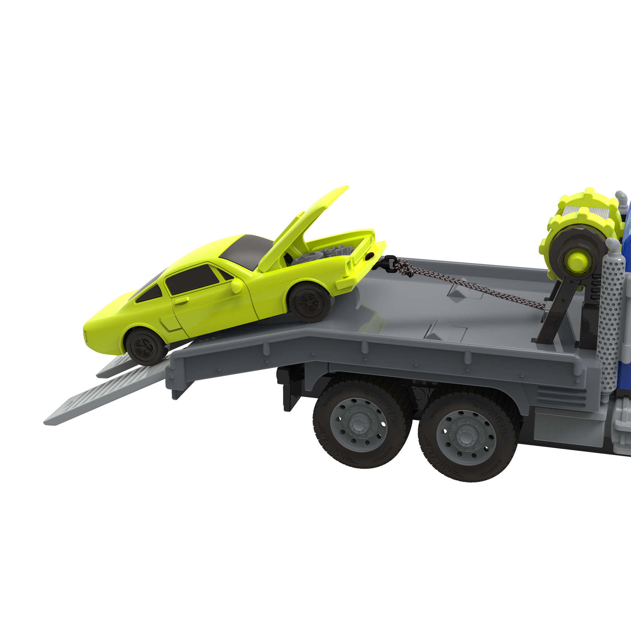 Micro R/C Tow Truck, Small Tow Truck Toy for Kids