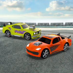 Phoenix & Raptor race cars DRIVEN toys